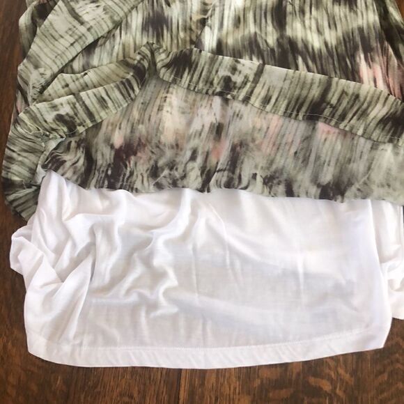 Yest Tie Dye Watercolor Tiered Shift Dress Size 10 - Picture 6 of 10